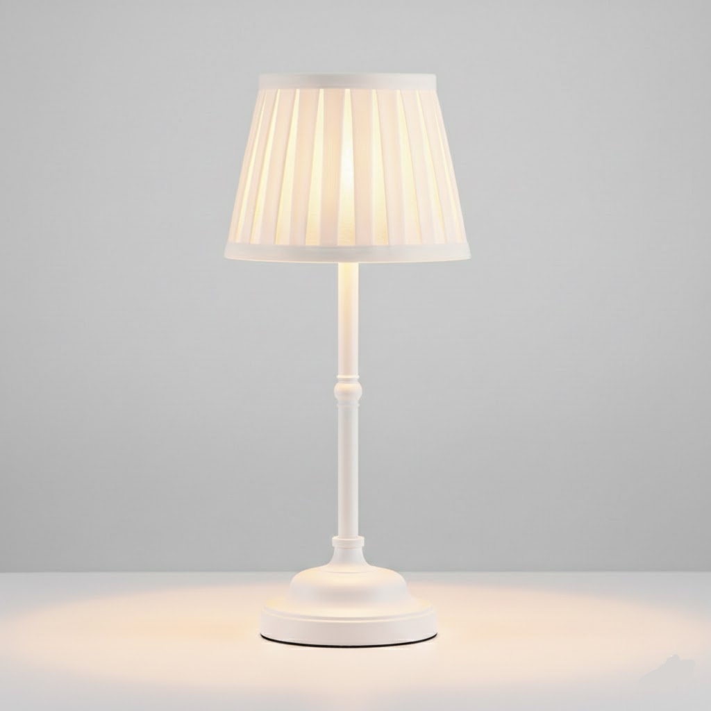 Cordless Rechargeable Brass LED Table Lamp
