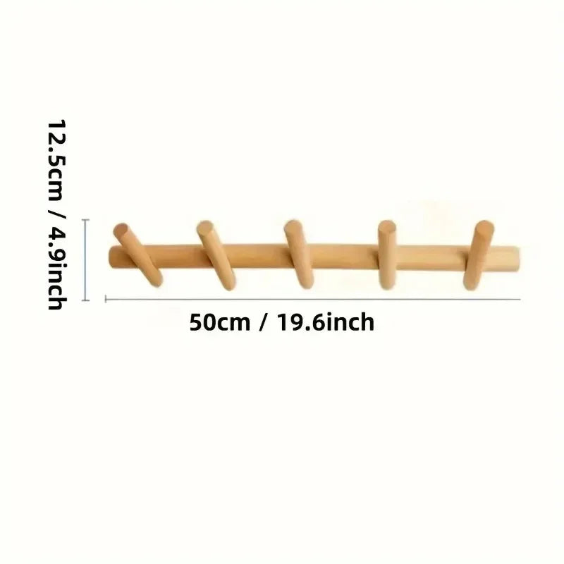 Freestanding Wood Coat Rack Stand