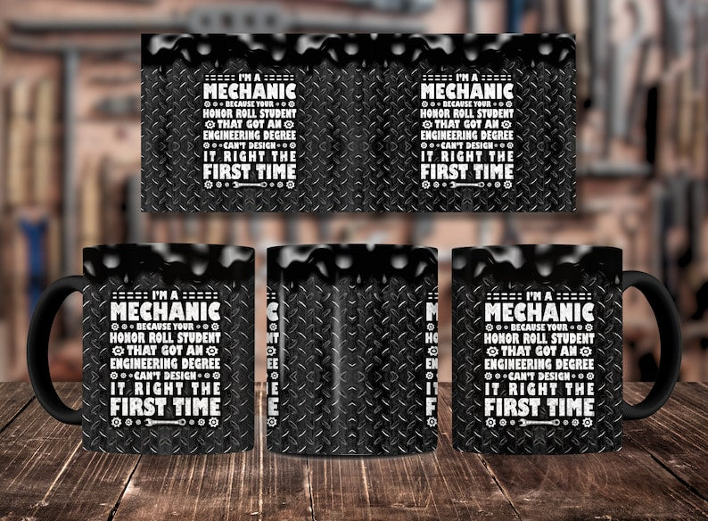 Black Ceramic Coffee Mug | Never Wrong Quote Print