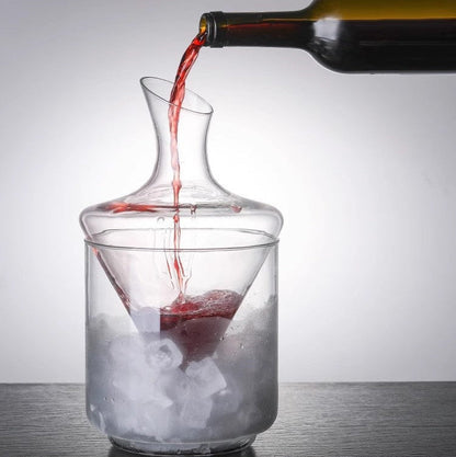 VIANASA'S Bevel Iced Wine Decanter（Mulled wine is available） - Goglasscup