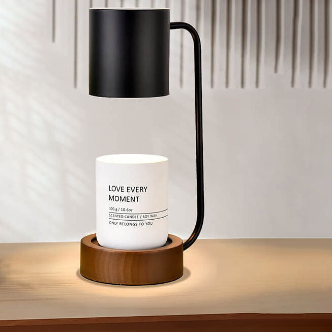 Wood Wax Melt Style Table Lamp