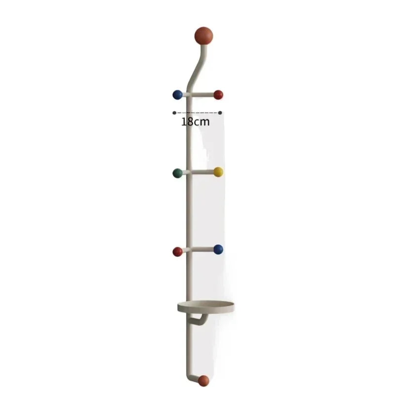 Vertical Wall Mounted Coat Rack Panel