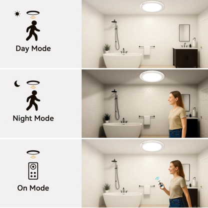 Stick-On Motion Sensor Ceiling Light