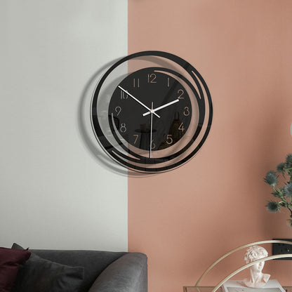 Acrylic Wall Clock | Minimalist 30cm Silent Quartz Movement