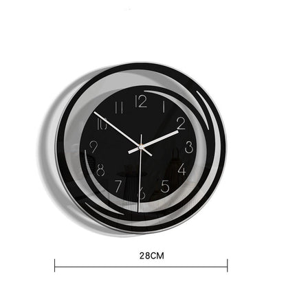 Acrylic Wall Clock | Minimalist 30cm Silent Quartz Movement
