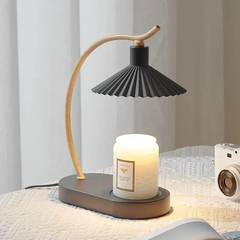 Metal Shade Candle Warmer Lamp