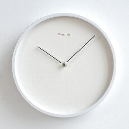 Modern Minimalist Wall Clock | Scandinavian Matte Finish Quartz