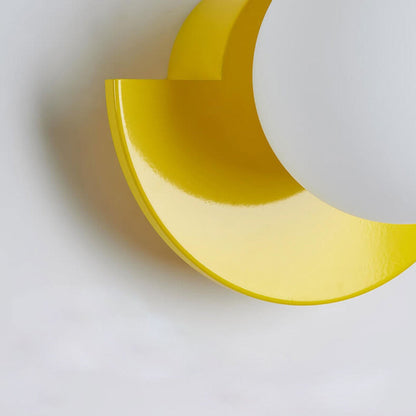 Colorful Wall Sconce | Minimalist Glass Sphere Design