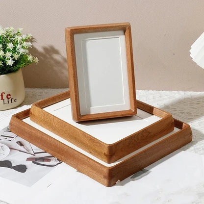 Handcrafted Solid Wood Display Photo Frame