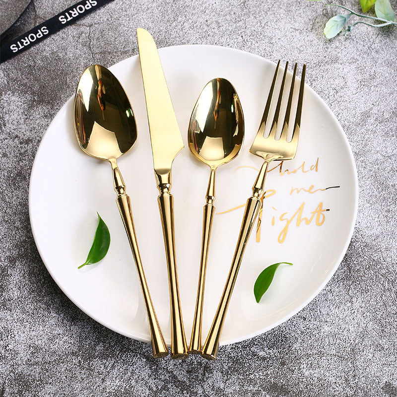 24-Piece Stainless Steel Cutlery Set – PureSet-Silver-State of Style