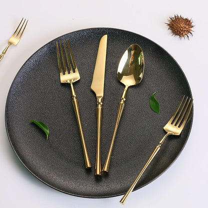 24-Piece Stainless Steel Cutlery Set - PureSet-Silver-State of Style