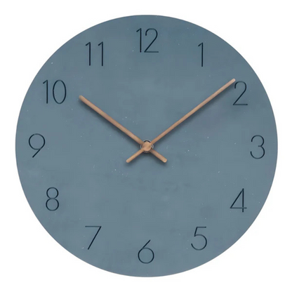 Scandinavian Wood Wall Clock | Minimalist Modern Timepiece