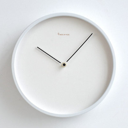Modern Minimalist Wall Clock | Scandinavian Matte Finish Quartz