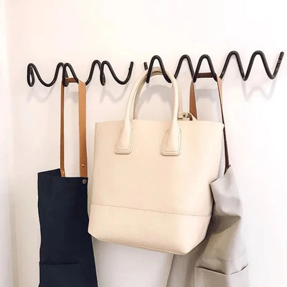 Color Block Wall Hook Rack