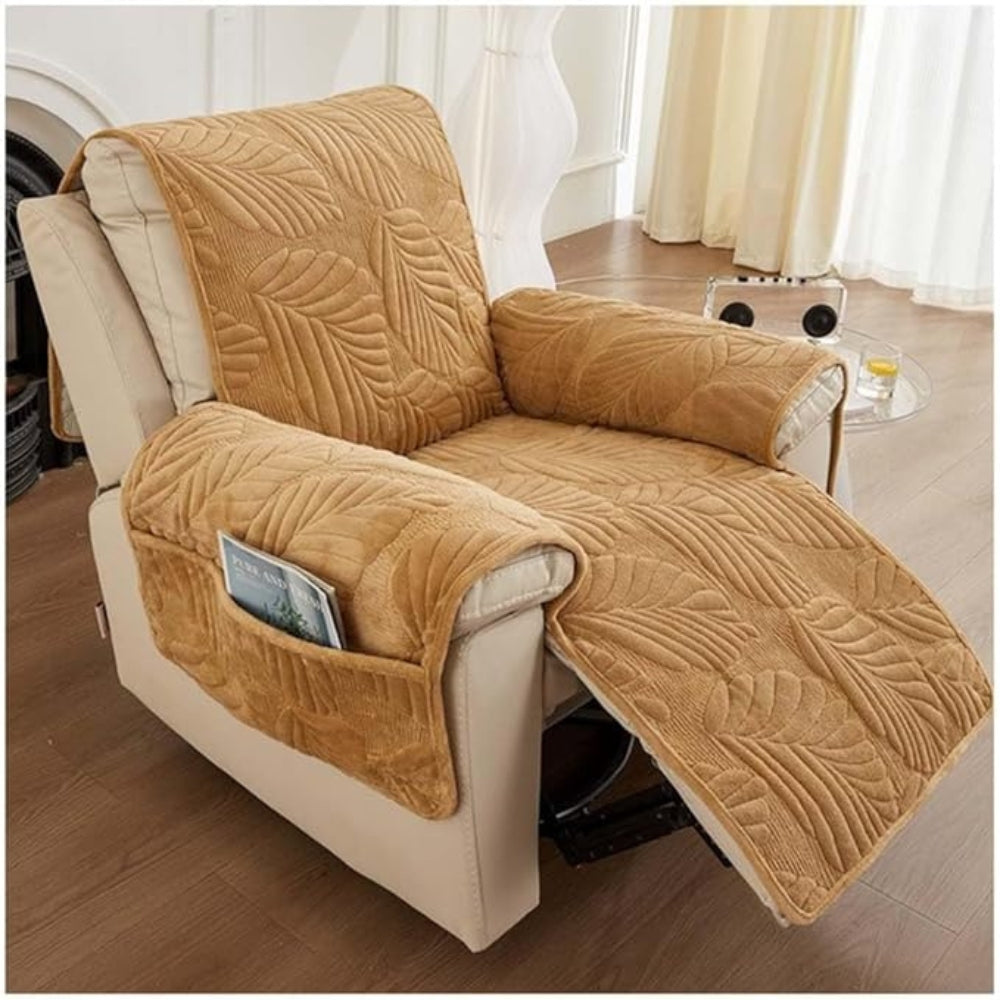Leaf Pattern Recliner Chair Cover