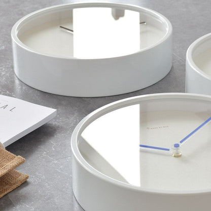 Modern Minimalist Wall Clock | Scandinavian Matte Finish Quartz