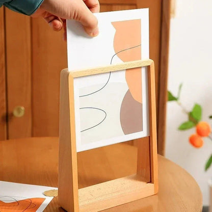 Solid Wood Modern Profile Photo Frame