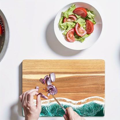 Ocean Wave Resin Cutting Board