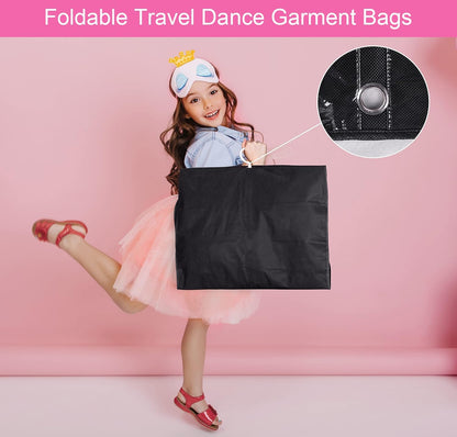 5-Pack Dance Garment Bag | Hanging Costume Storage with Pockets