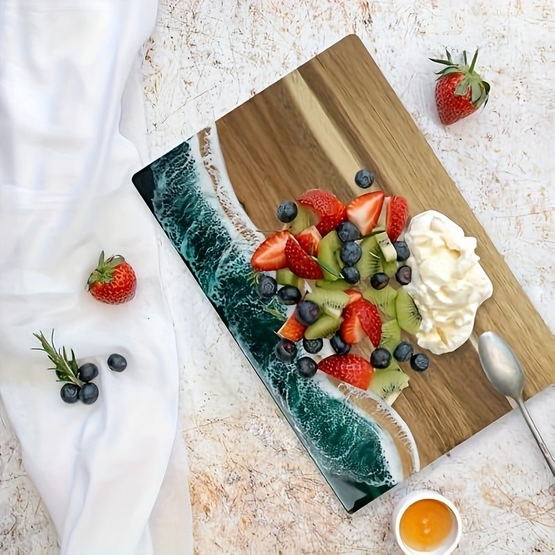 Ocean Wave Resin Cutting Board