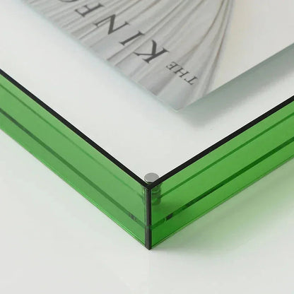 Floating Acrylic Solid Block Photo Frame