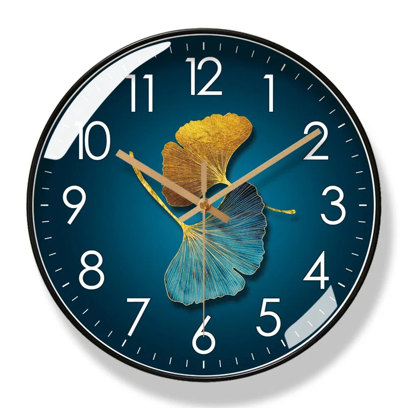 Floral Wall Clock | Elegant Silent Quartz Flower Design