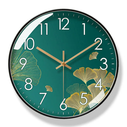 Floral Wall Clock | Elegant Silent Quartz Flower Design