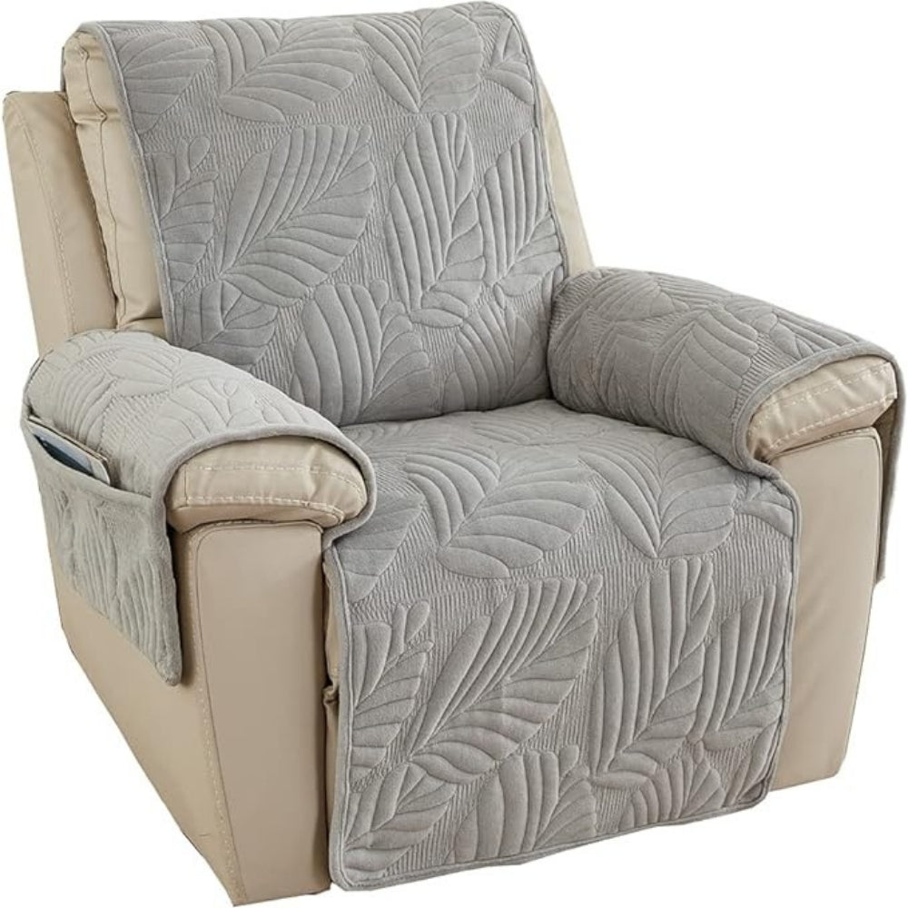 Leaf Pattern Recliner Chair Cover