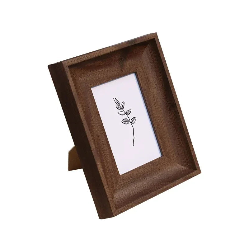 Solid Wood Slim-Profile Display Photo Frame