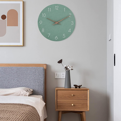 Scandinavian Wood Wall Clock | Minimalist Modern Timepiece