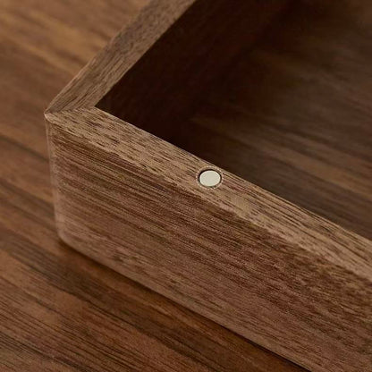 Minimalist Walnut Watch Box with Lock