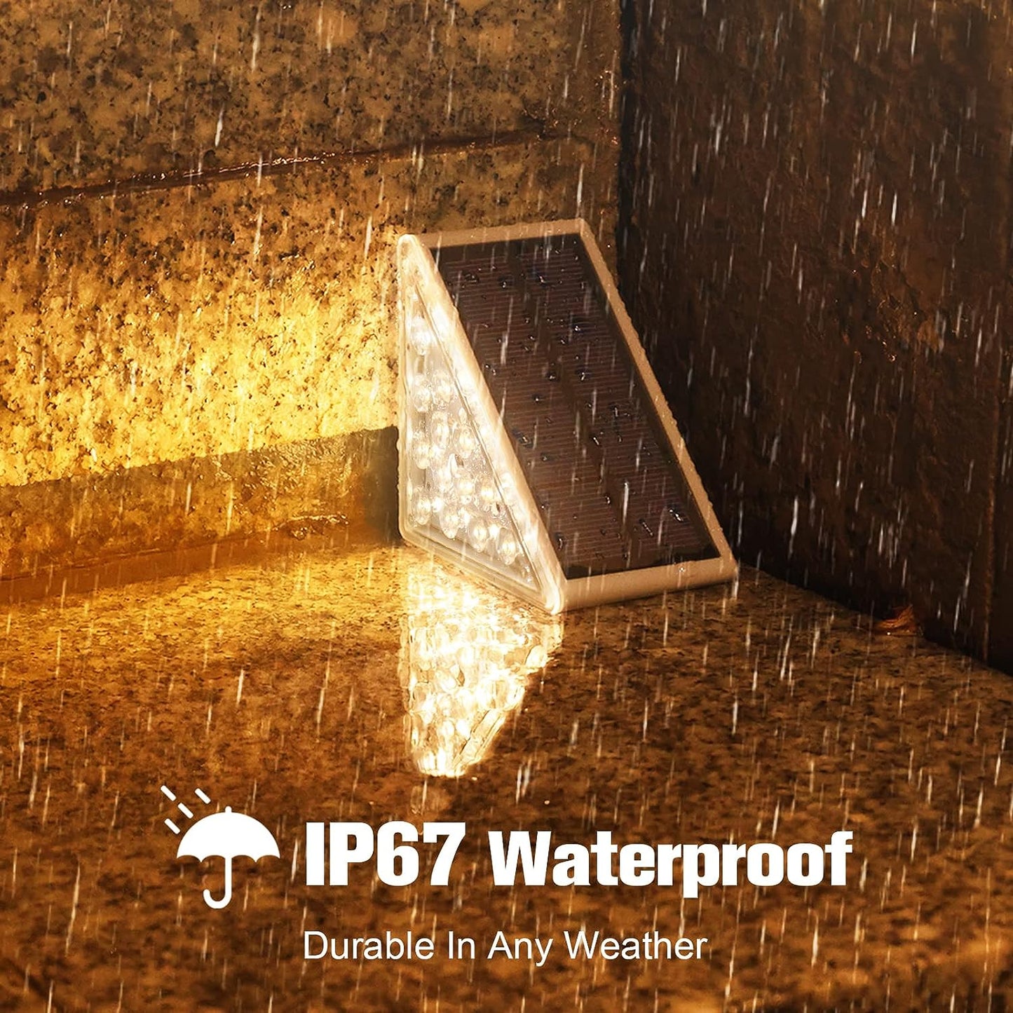 Outdoor Solar Step Pathway Lights