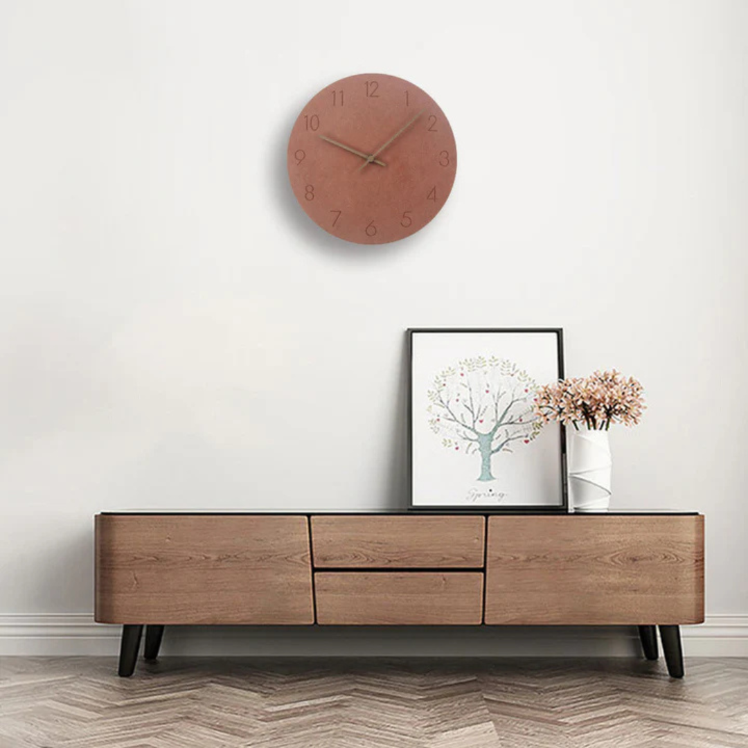 Scandinavian Wood Wall Clock | Minimalist Modern Timepiece