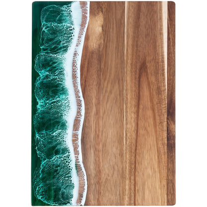 Ocean Wave Resin Cutting Board
