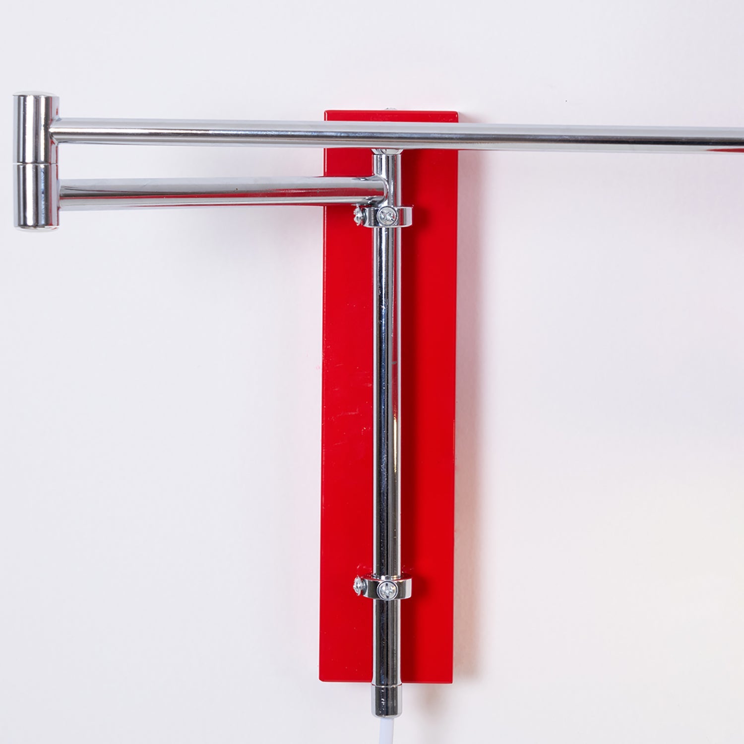 Retro Wall Light | Angled Cone Shade Plug In Swing Arm Sconce