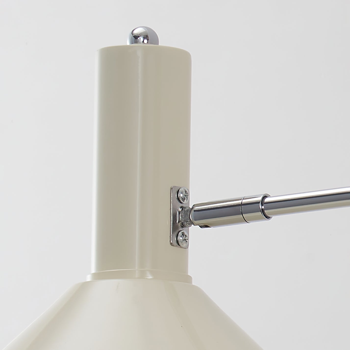 Retro Wall Light | Angled Cone Shade Plug In Swing Arm Sconce
