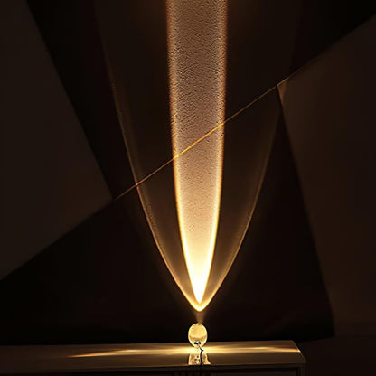 Polished Stone Accent Table Lamp
