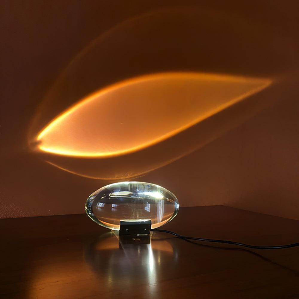 Polished Stone Accent Table Lamp