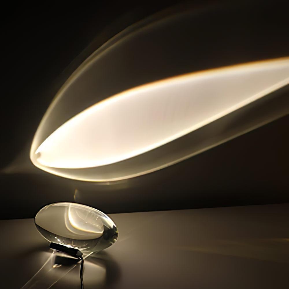 Polished Stone Accent Table Lamp