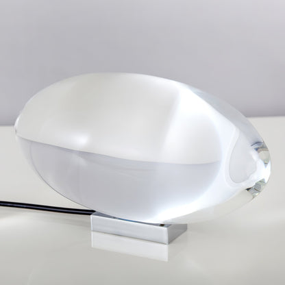Polished Stone Accent Table Lamp