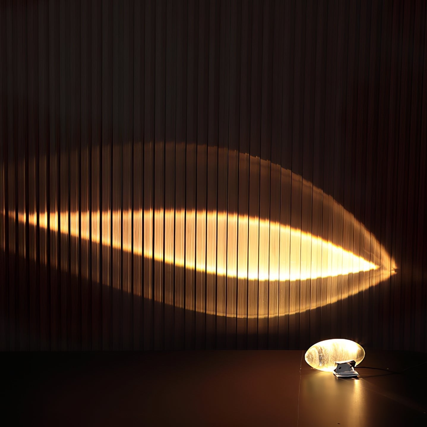 Polished Stone Accent Table Lamp