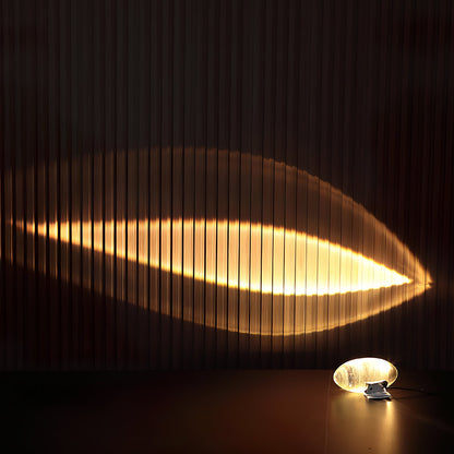 Polished Stone Accent Table Lamp