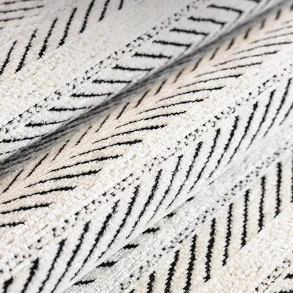 Scalloped Edge Couch Cover | Herringbone Sofa Bedding