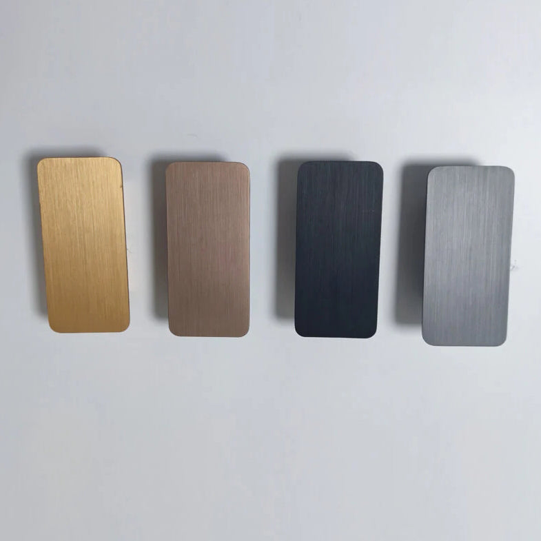 Minimalist LED Wall Sconce | Flat Metal Rectangle