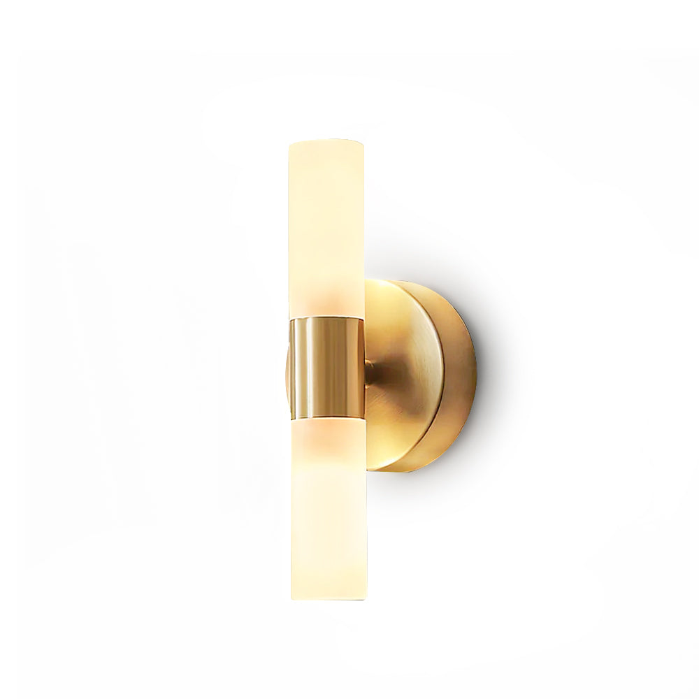 Contemporary Wall Light | Compact Cylinder Shade Metal Sconce Fixture