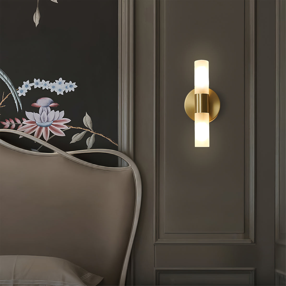 Contemporary Wall Light | Compact Cylinder Shade Metal Sconce Fixture