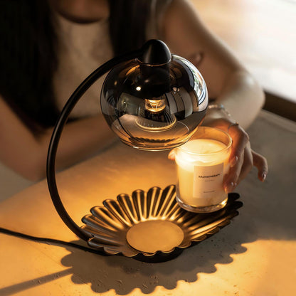 Suspended Glass Dome Candle Warmer Lamp
