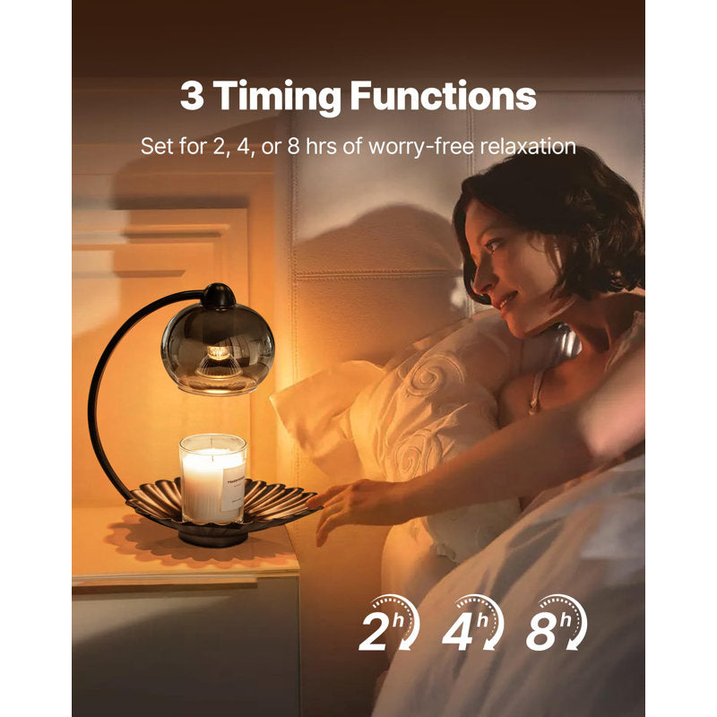 Suspended Glass Dome Candle Warmer Lamp