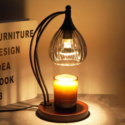 Industrial Cage Candle Warmer Lamp with Dimmer