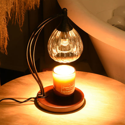Industrial Cage Candle Warmer Lamp with Dimmer